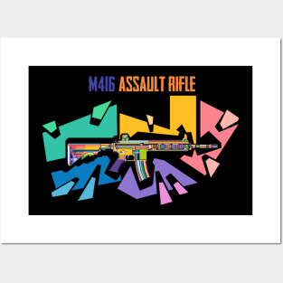 M416 ASSAULT FRIFLE Posters and Art